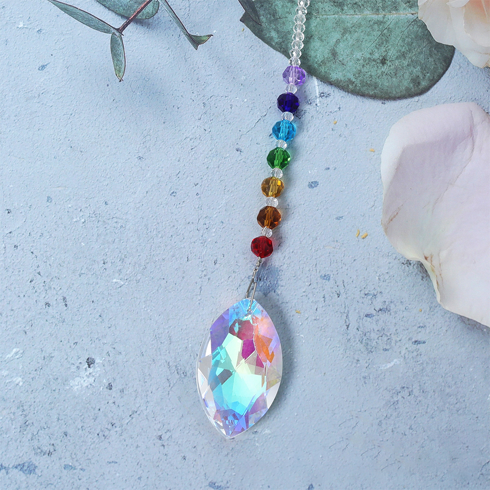 Personalized Pet Memorial Hanging Crystal Prism | BKPet86