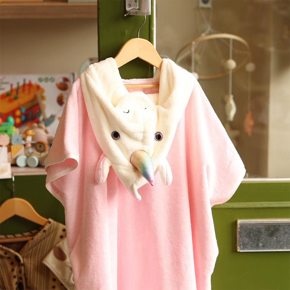 Personalized Embroidery Unicorn Hooded Baby Towel | CWBaby280