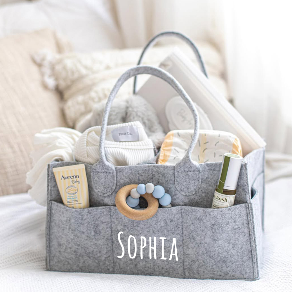 Personalized Baby Accessories & Diapers Portable Nursery Bag | CWToy141