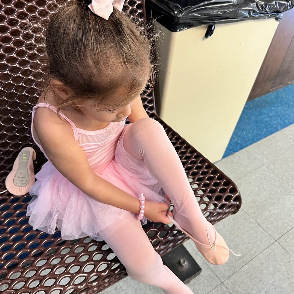 Personalized Kids Lovely Ballet Bead Bracelet With Name | CWBeach143