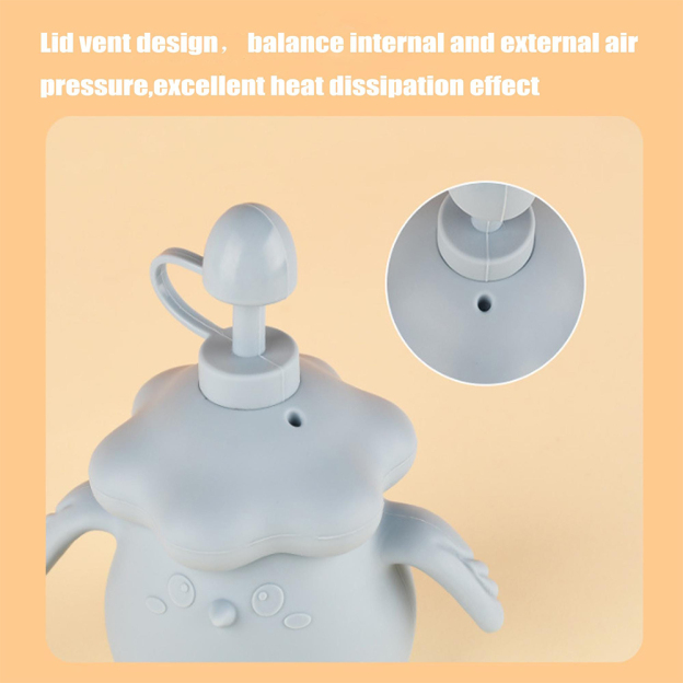 Personalised Baby Food Grade Sippy Silicone Cup | CWBaby450