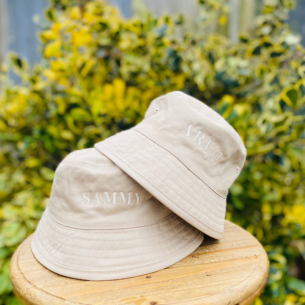 Personalized Embroidery Colourful Bucket Hat for Comfort & Unique | CWBeach156