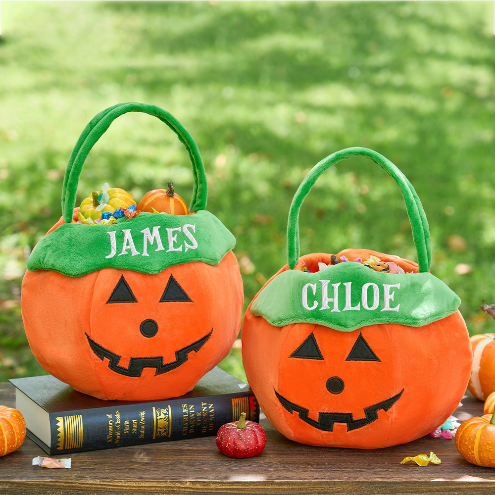 Personalized Embroidery Funny Halloween Bucket | CWHalloween73