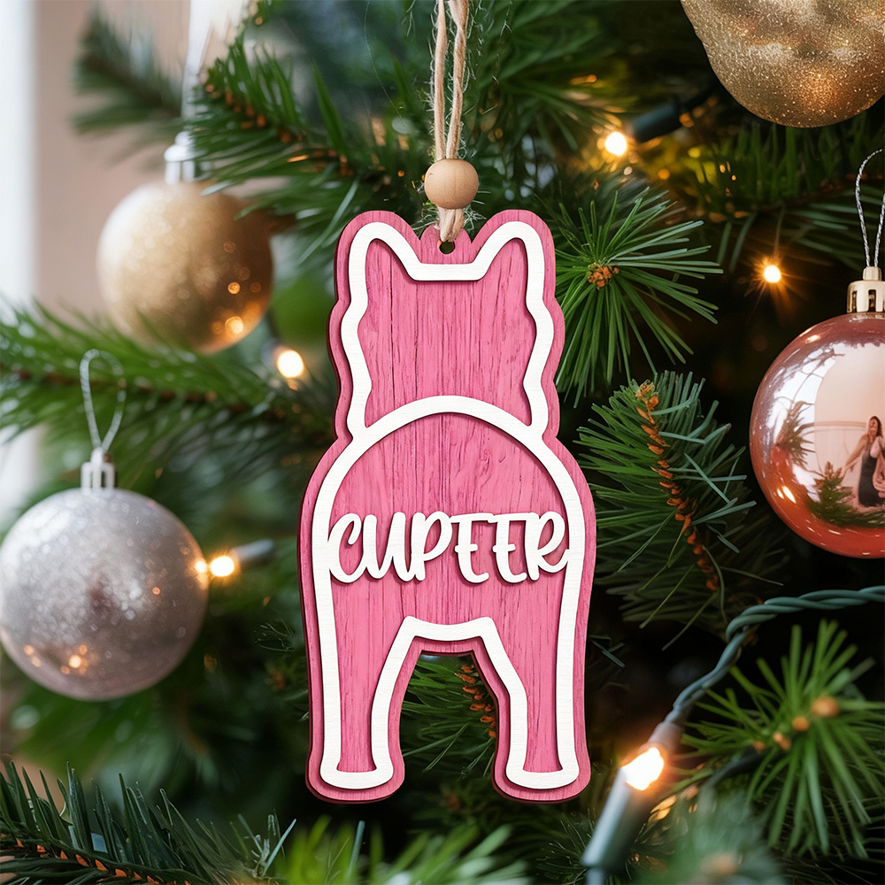 Personalized Dog Christmas Wooden Ornaments | BKPet249