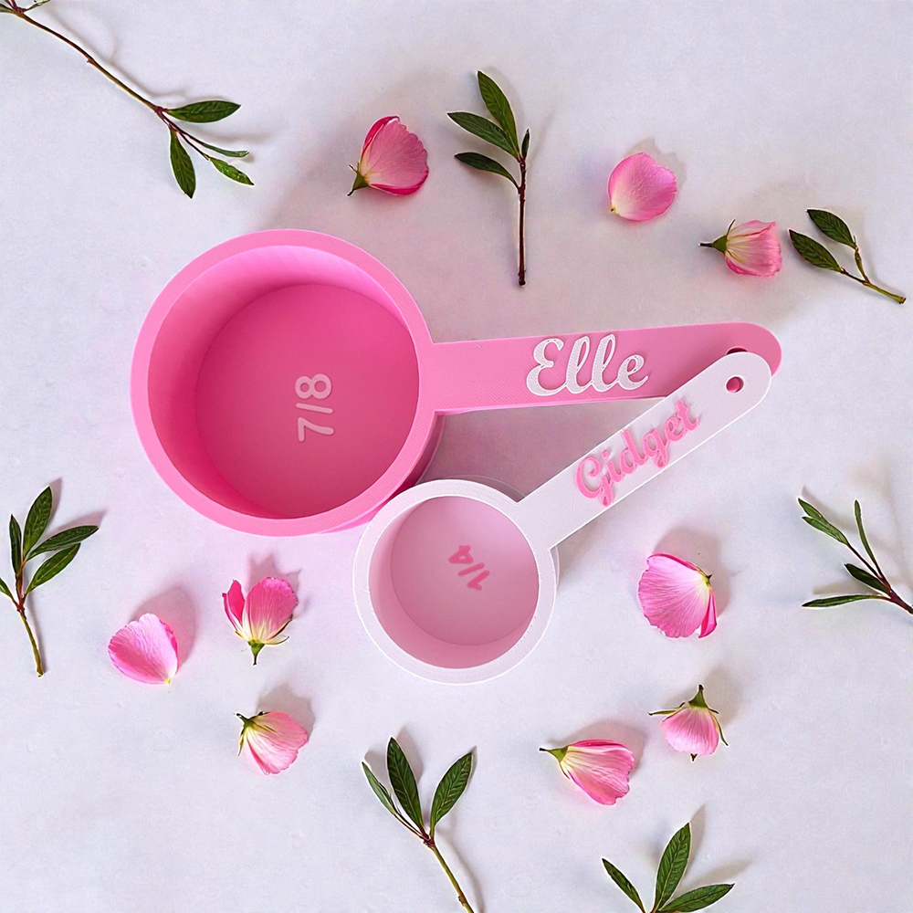 Personalized 3D Printed Pet Measuring Food Scoop Cup | BKPet436