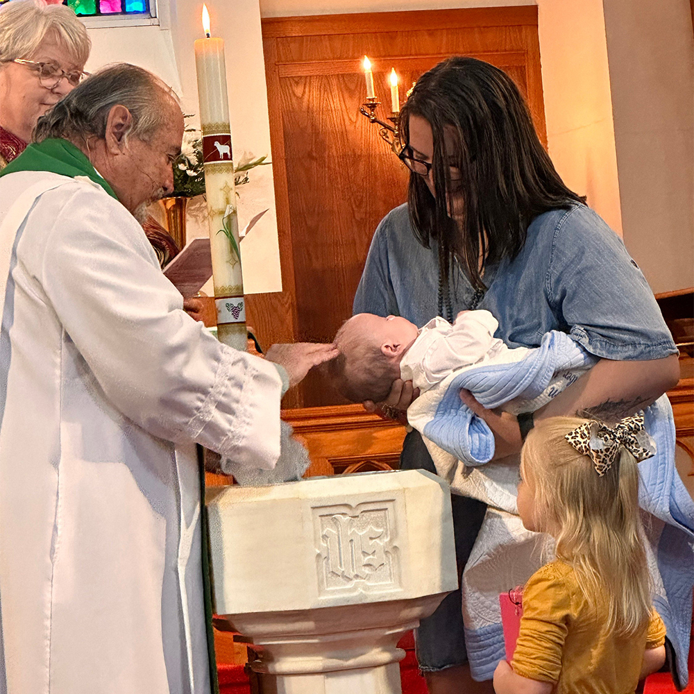 Personalized Embroidered Baptism Gift Blanket | CWBaby266