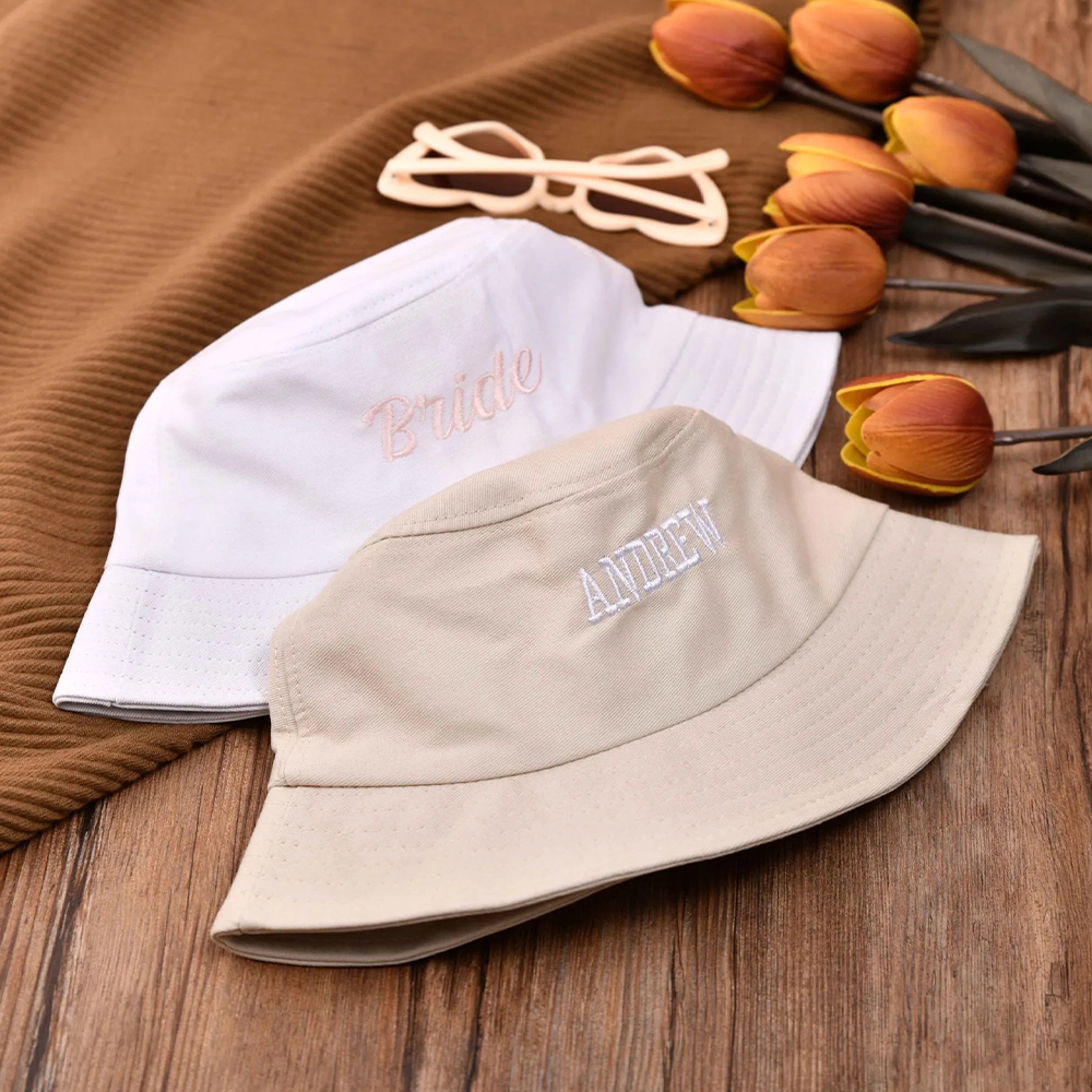 Personalized Embroidery Colourful Bucket Hat for Comfort & Unique | CWBeach156