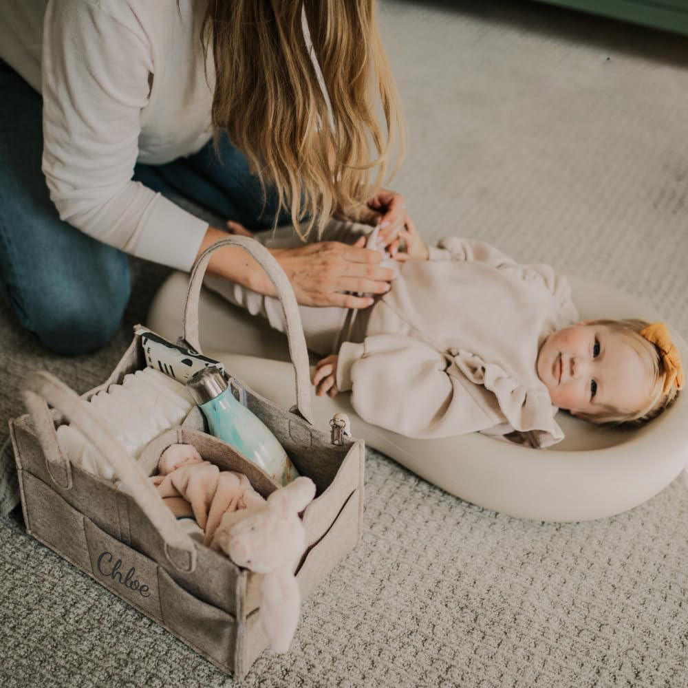 Personalized Baby Accessories & Diapers Portable Nursery Bag | CWToy141