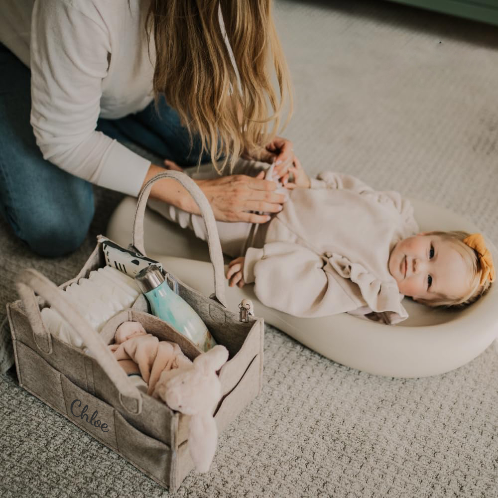 Personalized Baby Accessories & Diapers Portable Nursery Bag | CWToy141