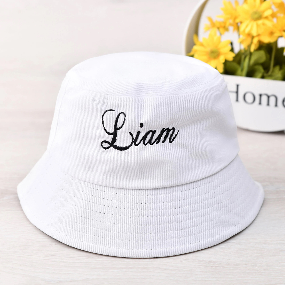 Personalized Embroidery Colourful Bucket Hat for Comfort & Unique | CWBeach156