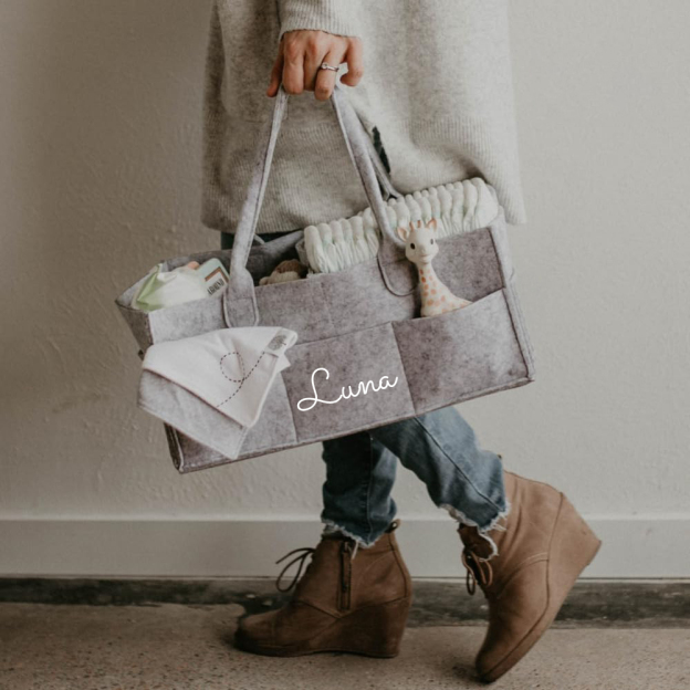 Personalized Baby Accessories & Diapers Portable Nursery Bag | CWToy141