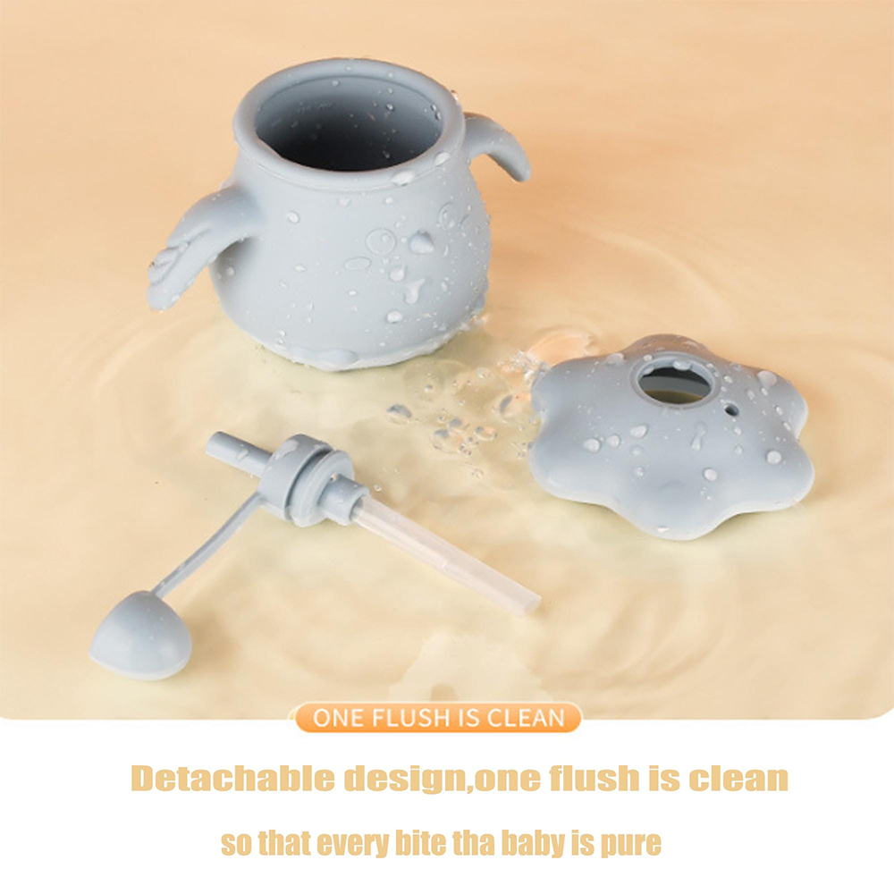 Personalised Baby Food Grade Sippy Silicone Cup | CWBaby450