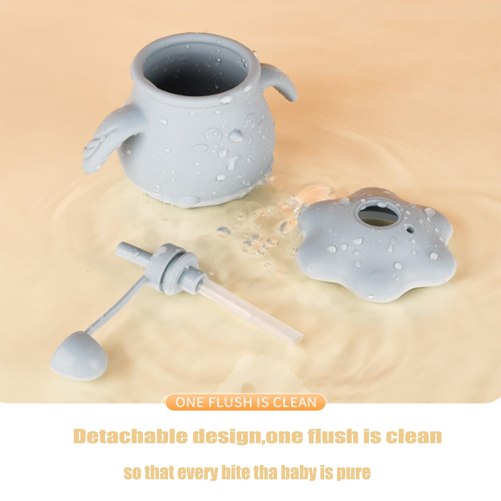 Personalised Baby Food Grade Sippy Silicone Cup | CWBaby450