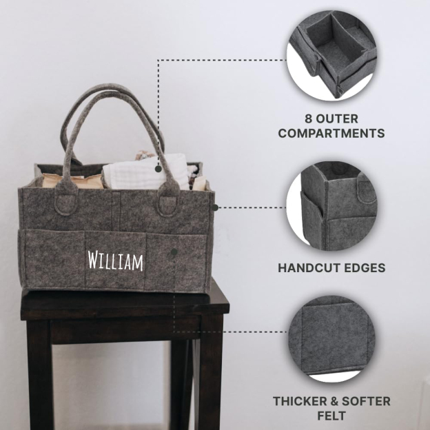 Personalized Baby Accessories & Diapers Portable Nursery Bag | CWToy141