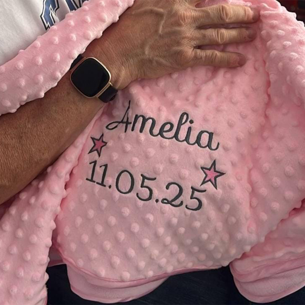 Personalized Baby Swaddle Blanket for Comfort & Unique | CWBaby274