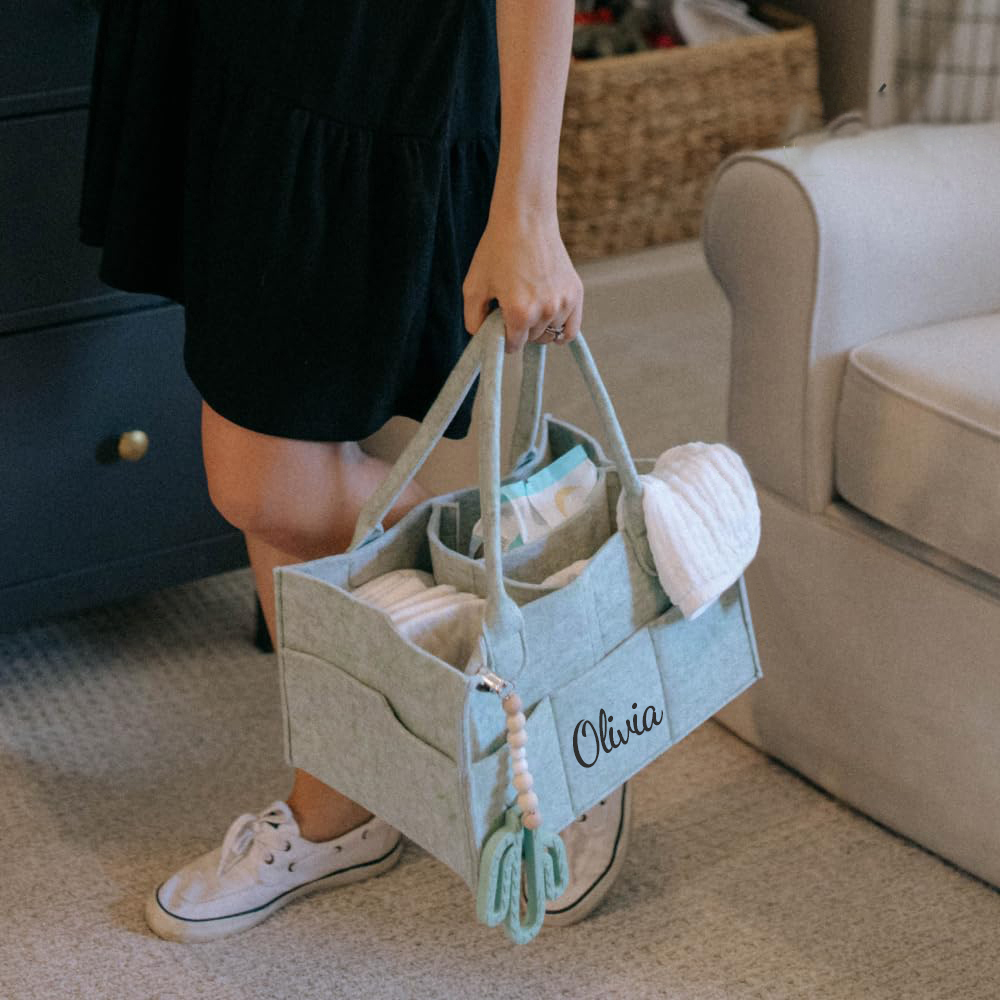 Personalized Baby Accessories & Diapers Portable Nursery Bag | CWToy141