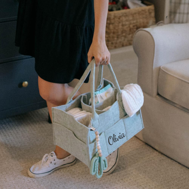 Personalized Baby Accessories & Diapers Portable Nursery Bag | CWToy141
