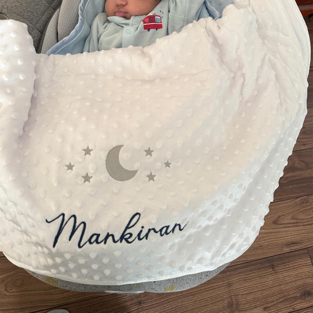 Personalized Baby Swaddle Blanket for Comfort & Unique | CWBaby274