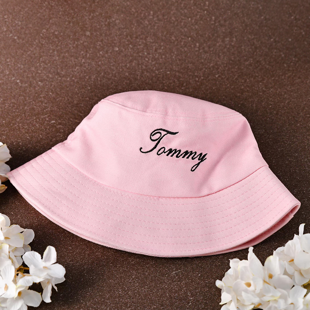 Personalized Embroidery Colourful Bucket Hat for Comfort & Unique | CWBeach156