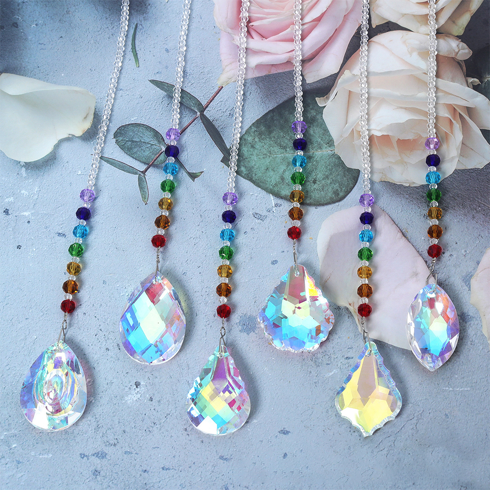 Personalized Pet Memorial Hanging Crystal Prism | BKPet86