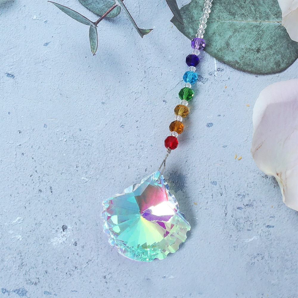 Personalized Pet Memorial Hanging Crystal Prism | BKPet86