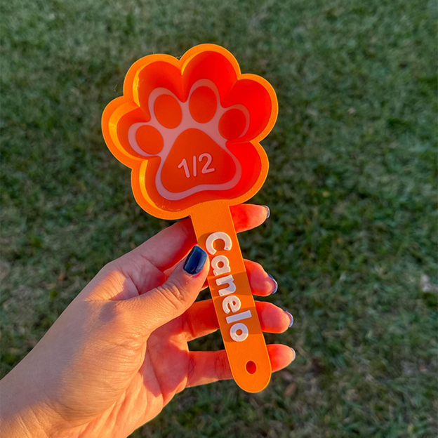 Personalized 3D Printed Pet Measuring Food Scoop Cup | BKPet437