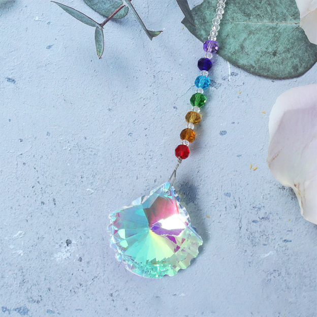 Personalized Pet Memorial Hanging Crystal Prism | BKPet86