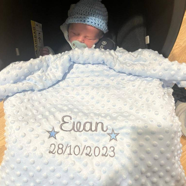 Personalized Baby Swaddle Blanket for Comfort & Unique | CWBaby274