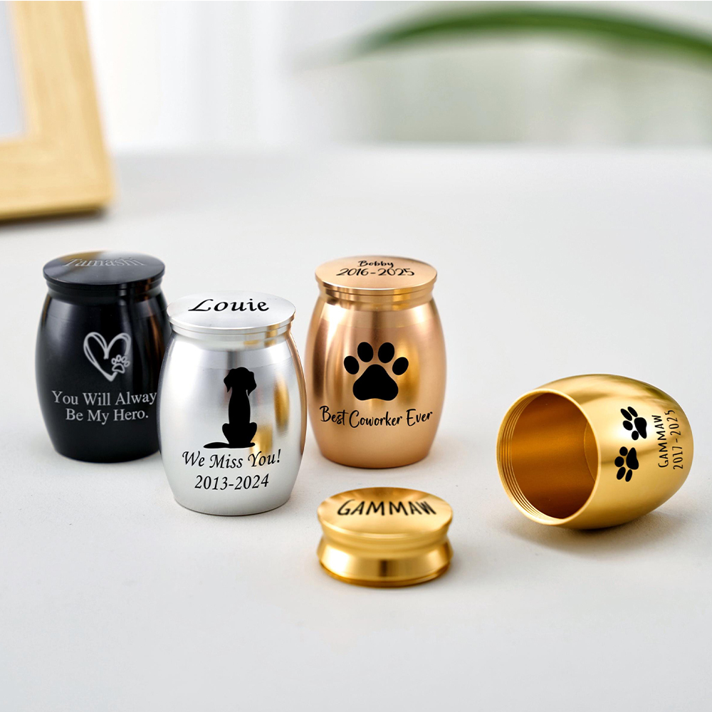 Personalized Pet Mini Memorial Urn | BKPet365