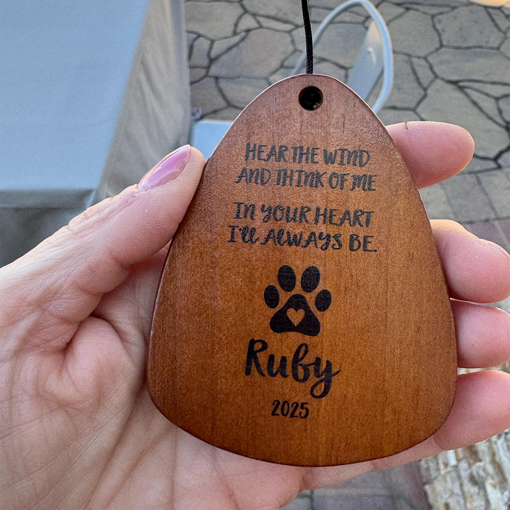Personalized Pet Memorial Wind Chime | BKPet175