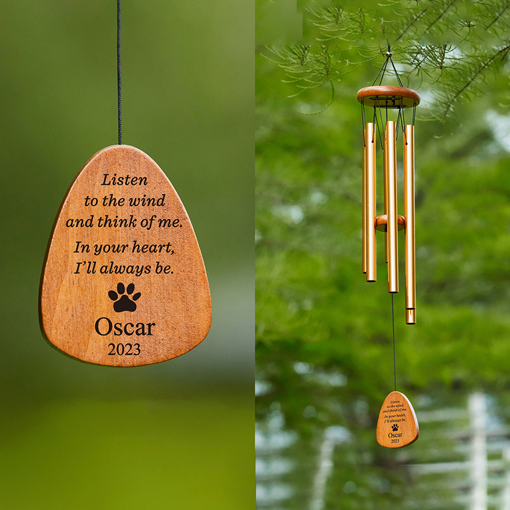 Personalized Pet Memorial Wind Chime | BKPet175