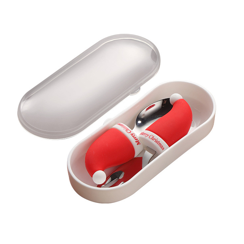 Christmas Limited Edition Baby Silicone Cutlery Set | MCGift109