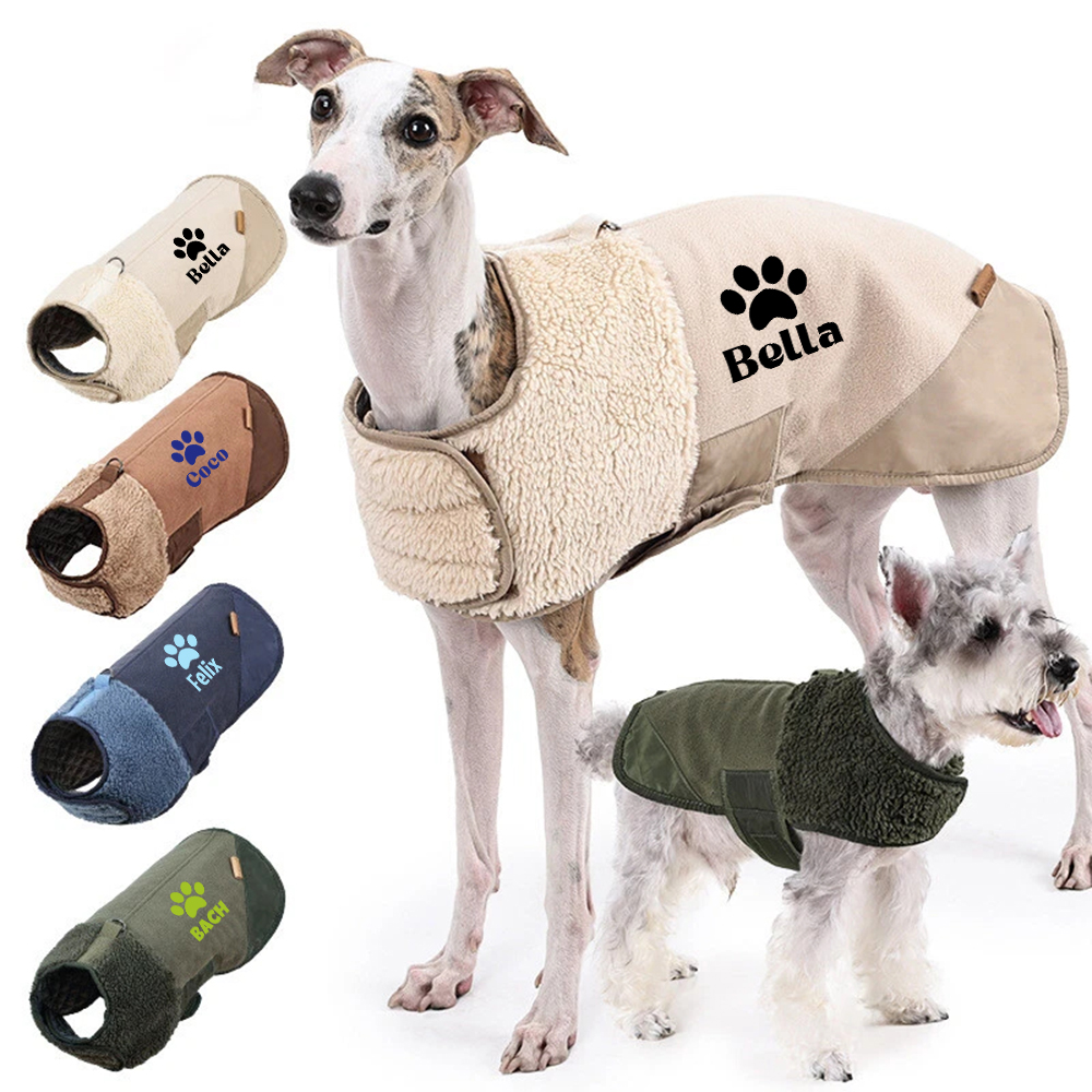 Personalized Pet Winter Warm Reflective Safety Puffer Vest | BKPet288