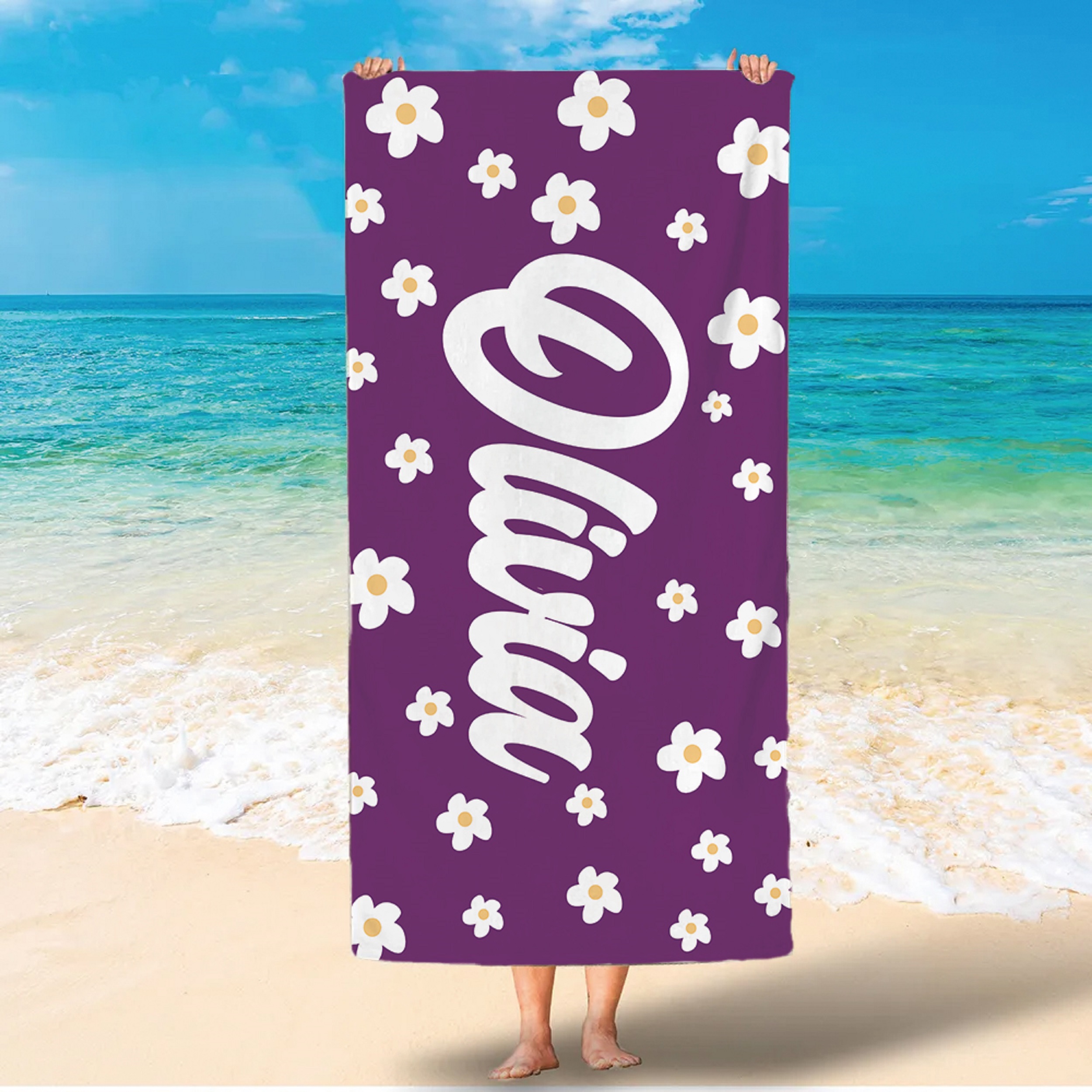Personalized Lovely Kid Towel for Summer & Beach | CWTowel177