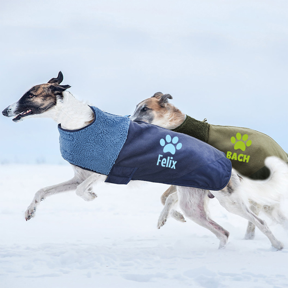 Personalized Pet Winter Warm Reflective Safety Puffer Vest | BKPet288