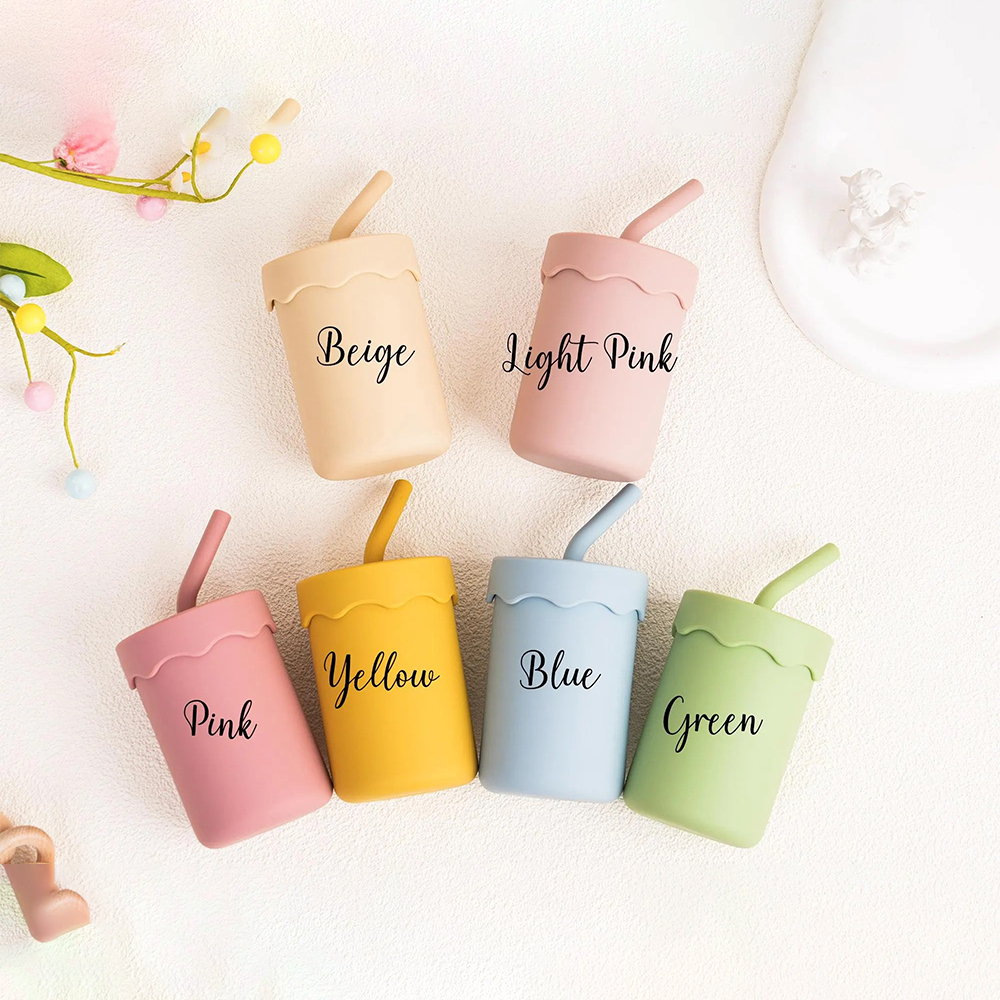 Personalized Name Kid Silicone Sippy Cup | CWBaby155