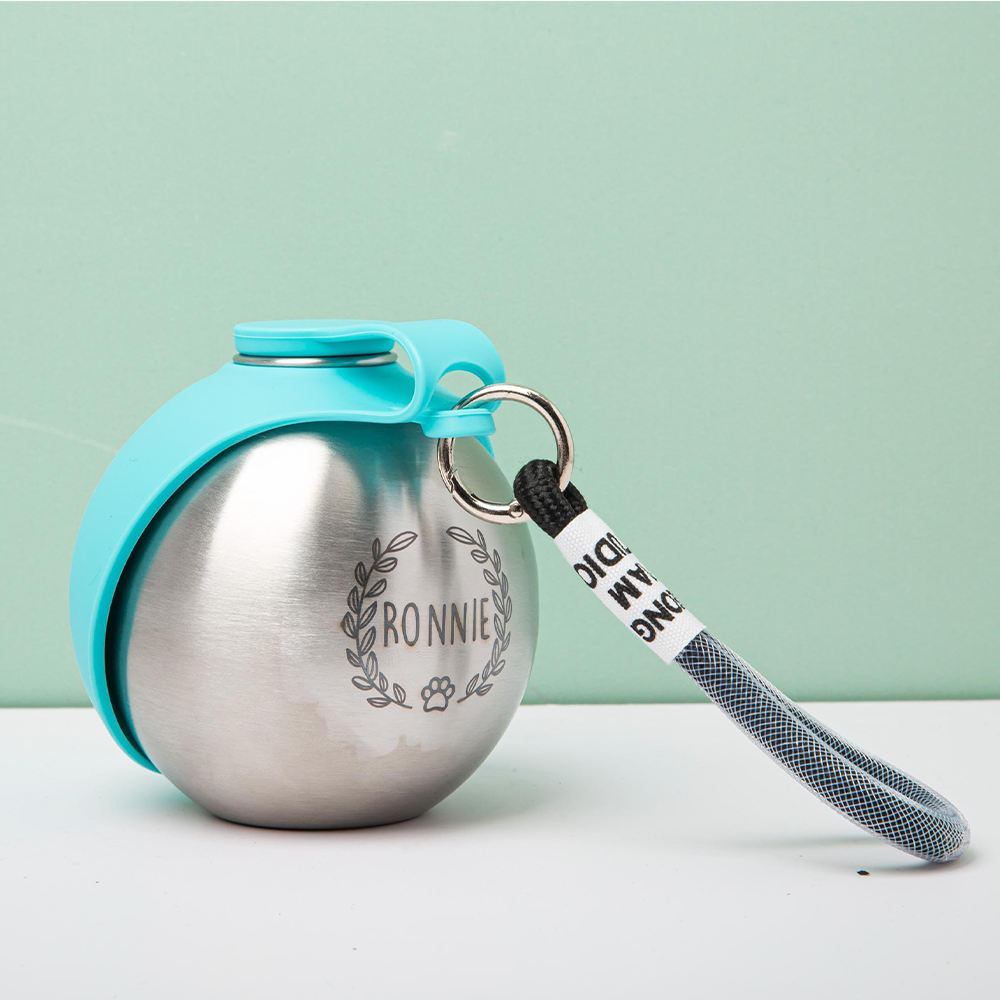 Personalized Spherical Portable Pet Water bottle | BKPet509