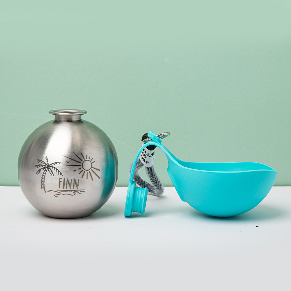 Personalized Spherical Portable Pet Water bottle | BKPet509