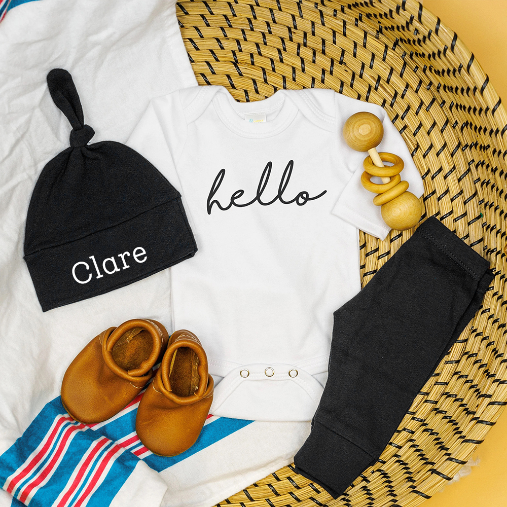 Personalized Baby Coming Home Outfit Set | CWBaby131
