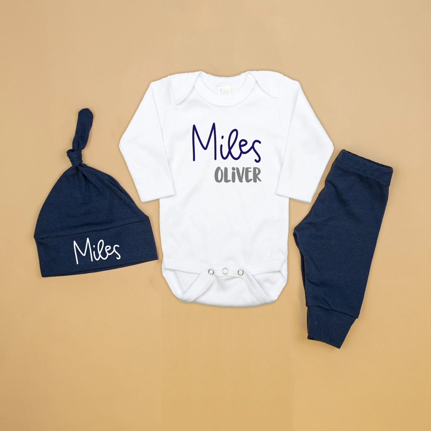 Personalized Baby Boy Coming Home Outfit Set | CWBaby170