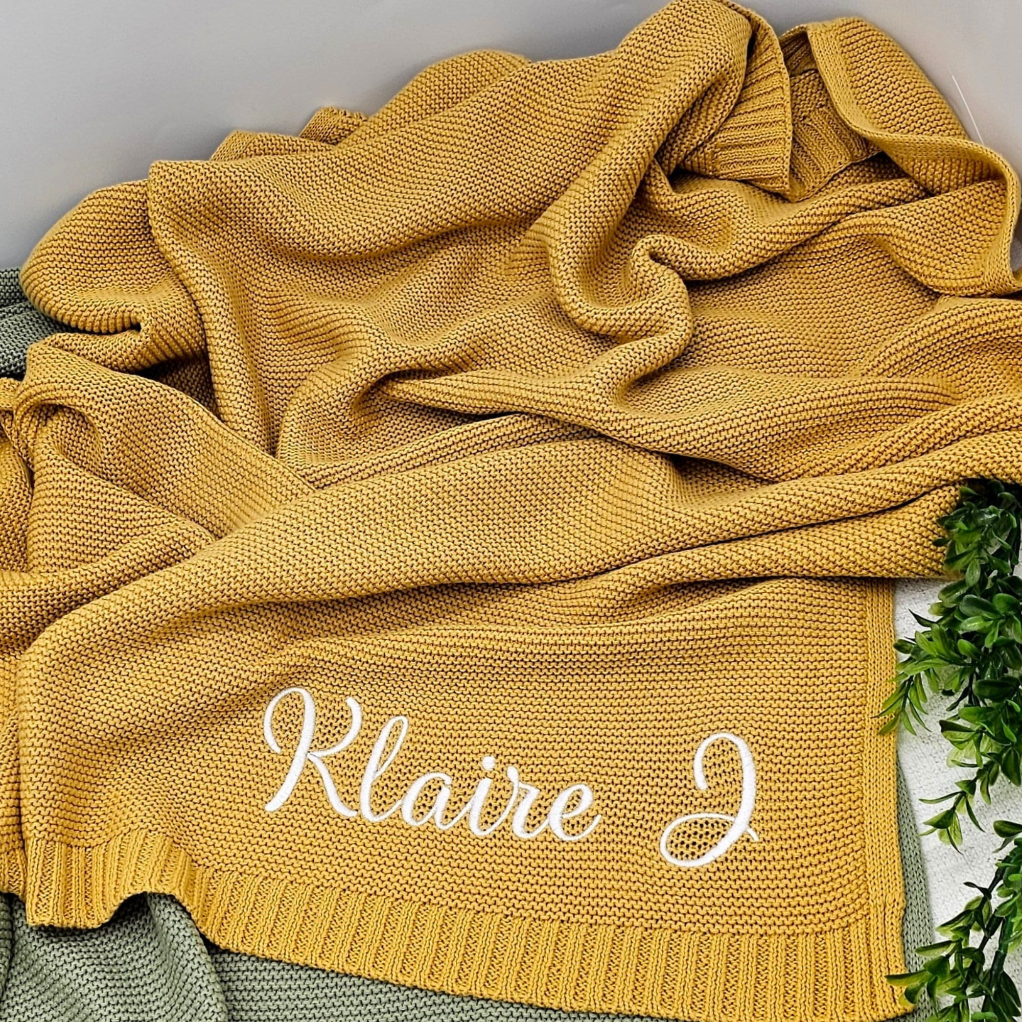 Personalized Embroidered Blanket for Kid Unique Gift | KKKid91