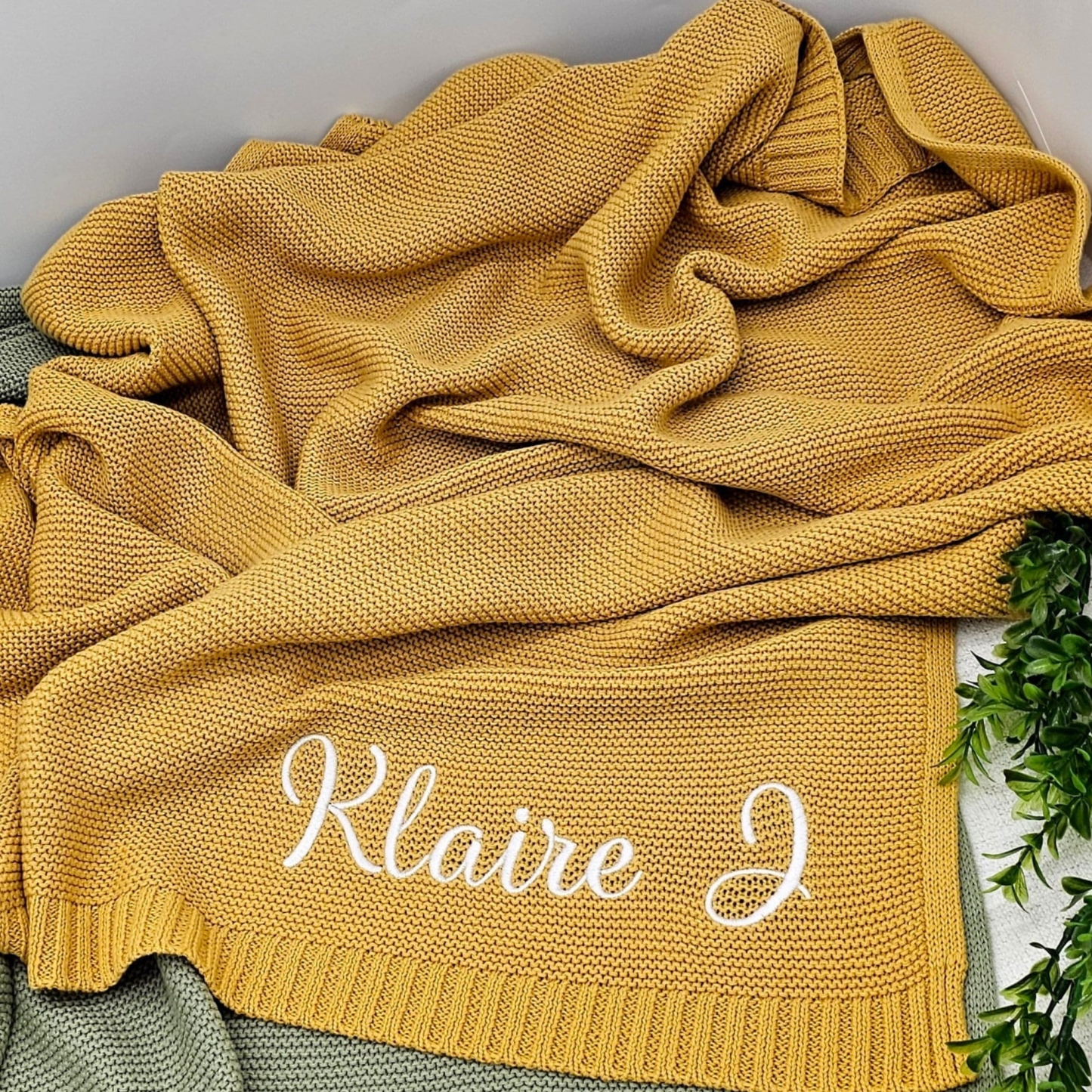 Personalized Embroidered Blanket for Kid Unique Gift | KKKid91