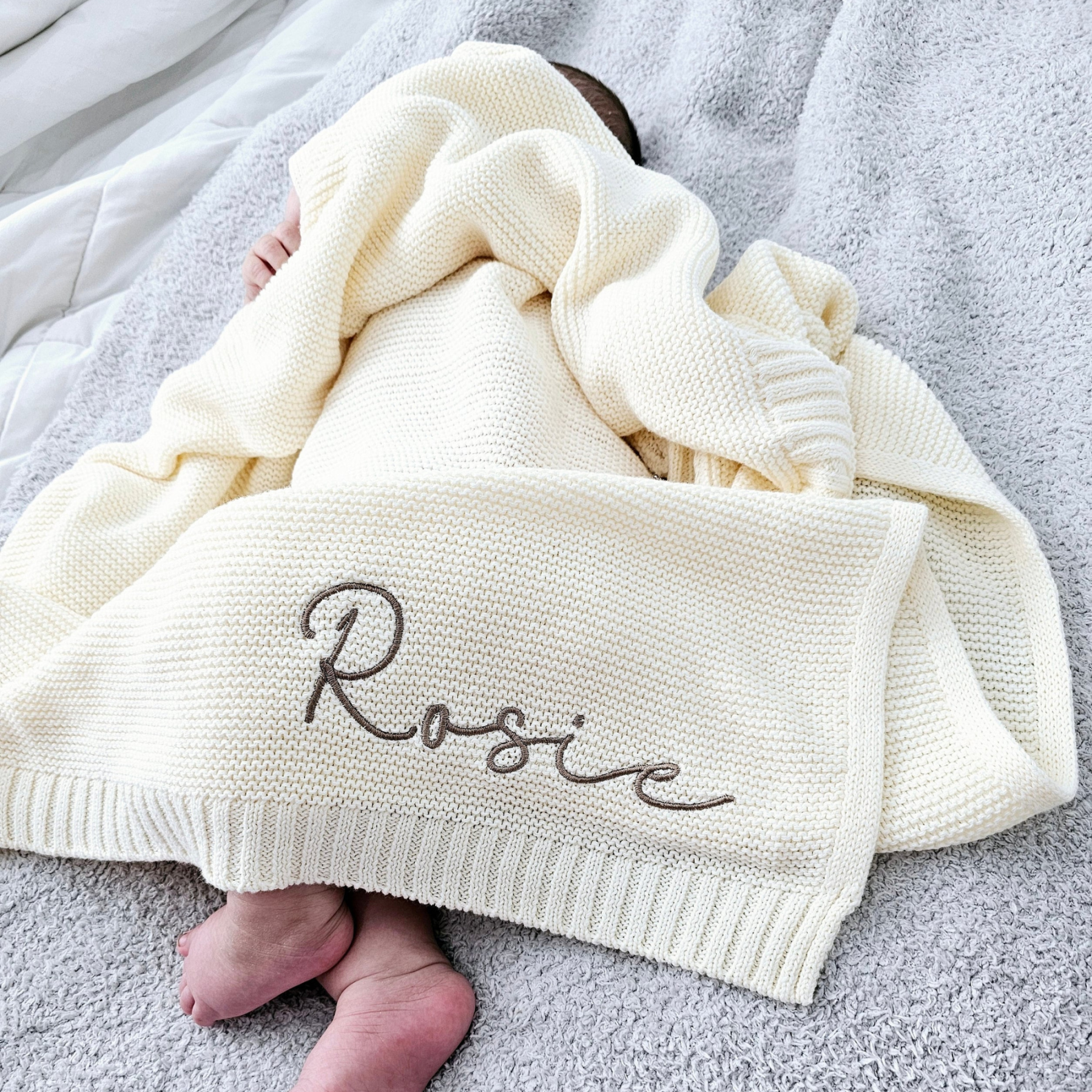 Personalized Embroidered Blanket for Kid Unique Gift | KKKid91