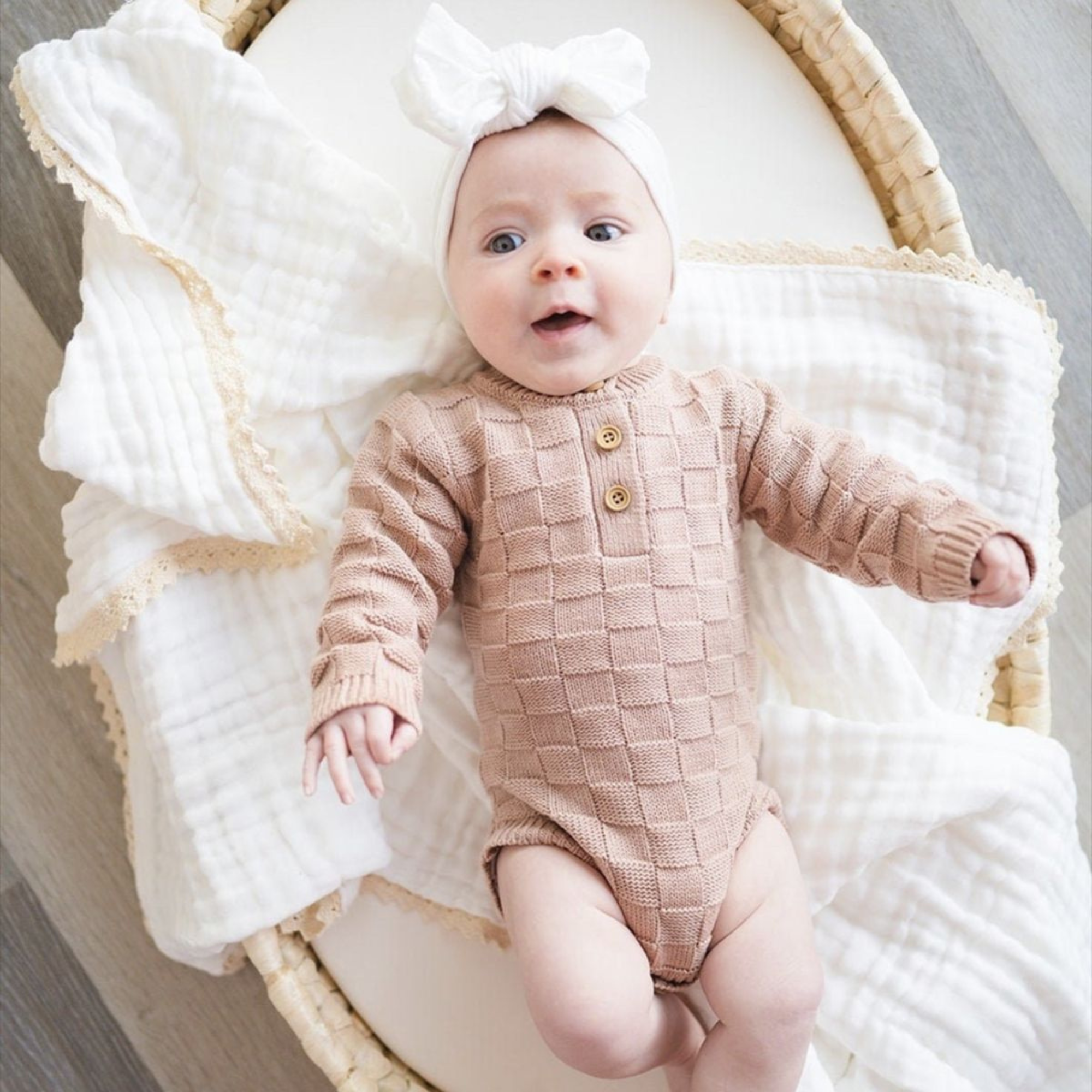 Personalized Embroidered Name Baby Swaddle Blanket for Unique Gift | KKBaby23