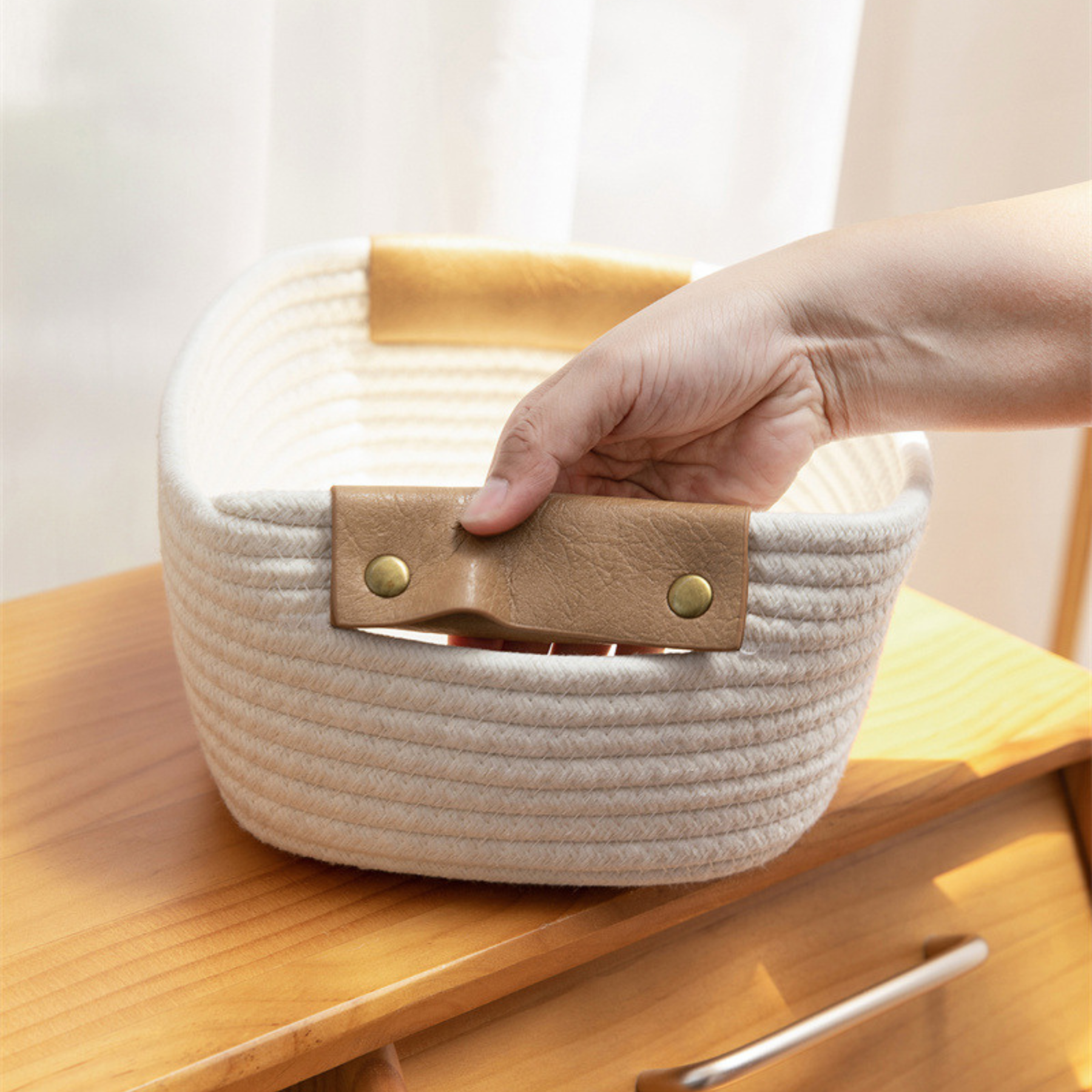 Personalized Baby Storage Embroidered Basket | kkbaby24