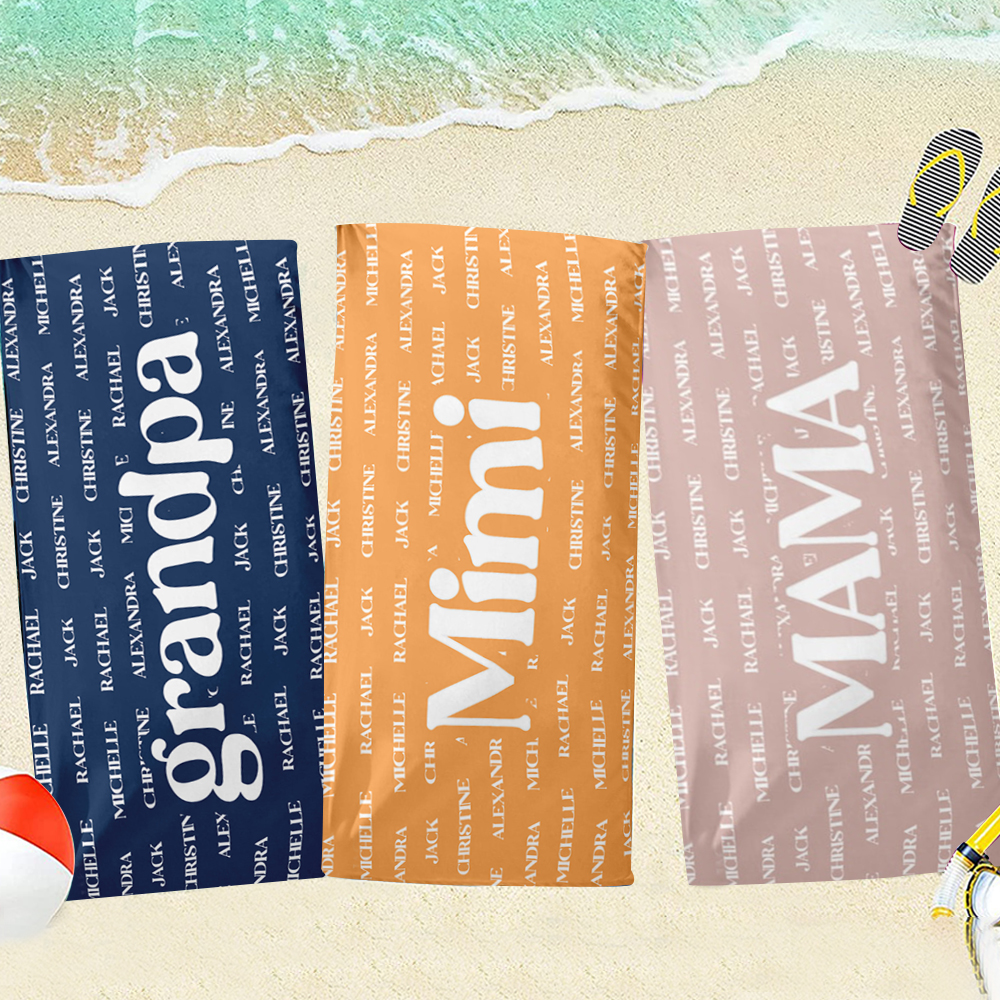 Personalized Lovely Kid Towel for Summer & Beach | CWTowel104