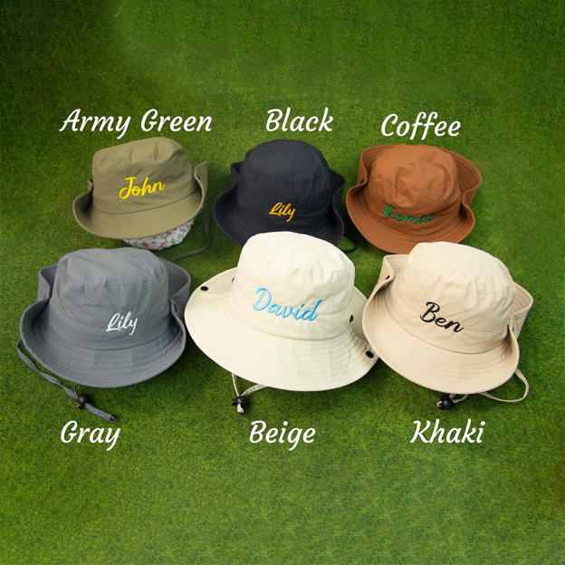 Personalized Embroidery Bucket Hat for Comfort & Unique | CWBeach146