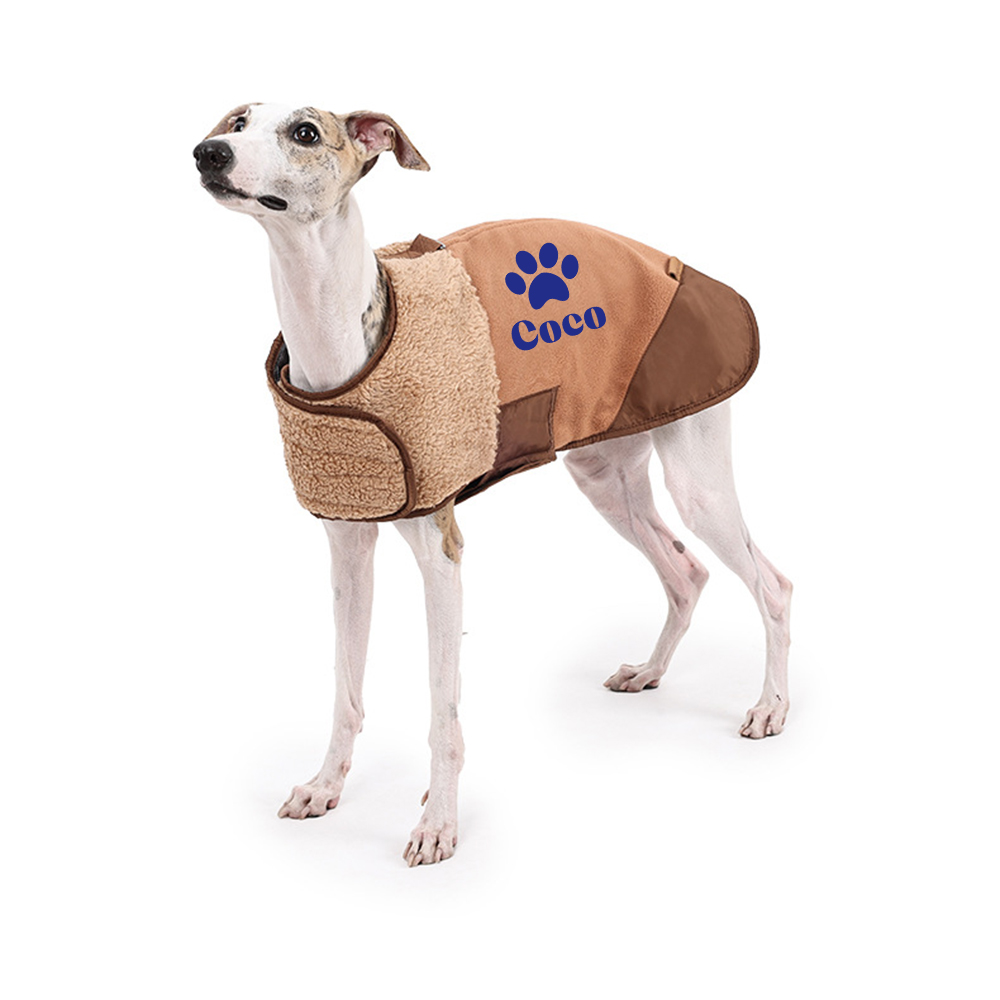 Personalized Pet Winter Warm Reflective Safety Puffer Vest | BKPet288