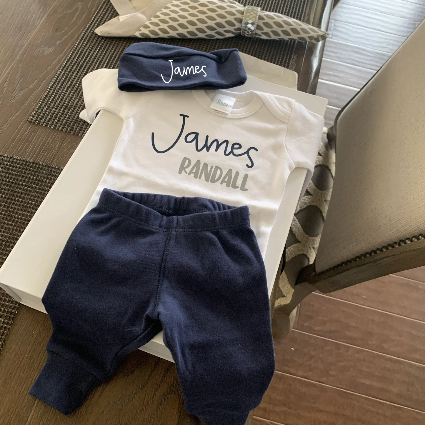 Personalized Baby Boy Coming Home Outfit Set | CWBaby170