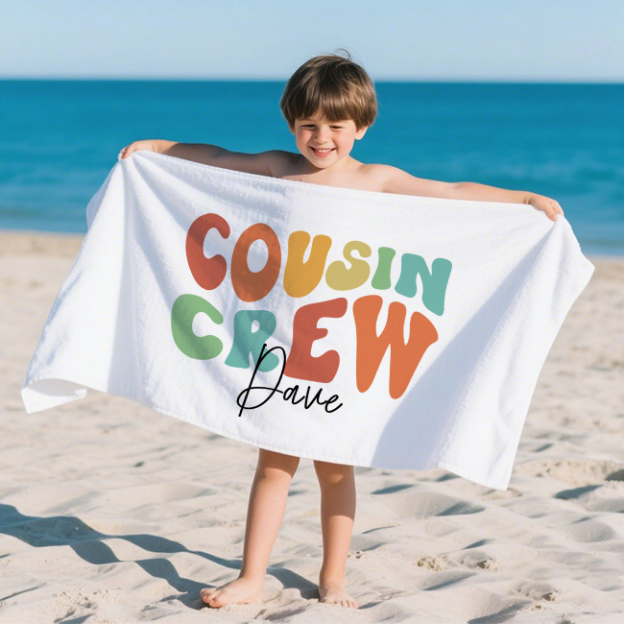 Personalized Back To School Essentials Beach Towel | CWTowel175